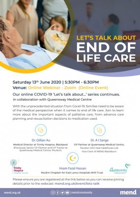 Let’s Talk About…End of Life Care (MEND)